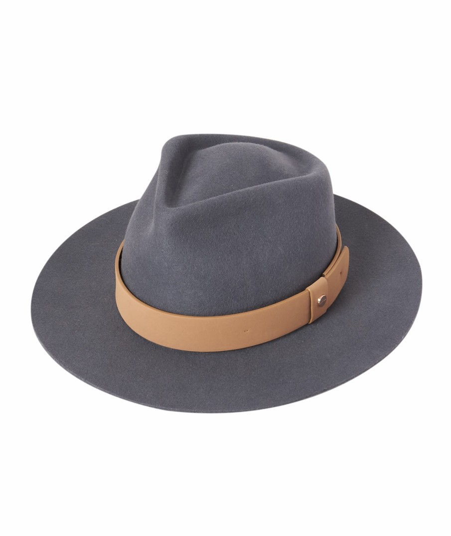 Women Kooringal Australia Felt Hat | Women'S Wide Brim Fedora - Cara