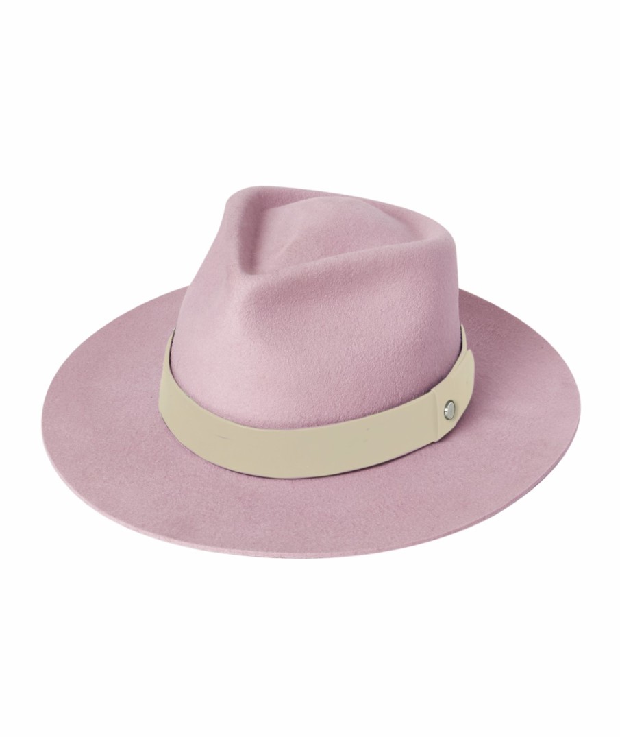 Women Kooringal Australia Felt Hat | Women'S Wide Brim Fedora - Cara