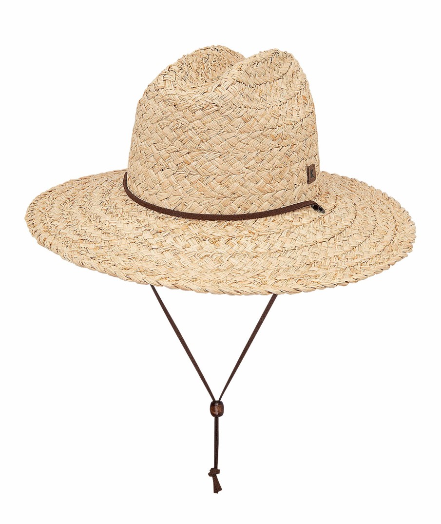 Men Kooringal Australia Wide Brim | Men'S Surf Straw - Strahan Natural