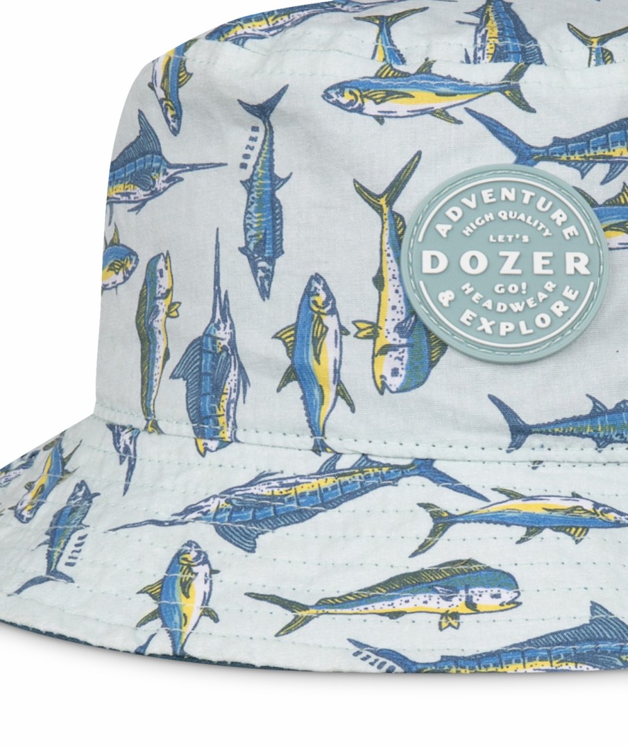 Kids Dozer Bucket Hats | Boys' Bucket - Karuah Mint