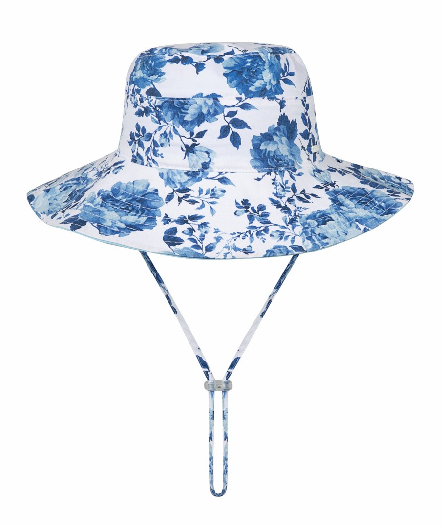 Kids Millymook Bucket Hats | Girls' Wide Brim - Pearl