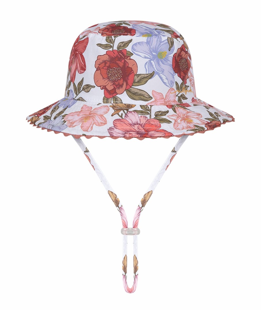 Kids Kooringal Australia Bucket Hats | Baby Girls' Bucket - Tessa Cream