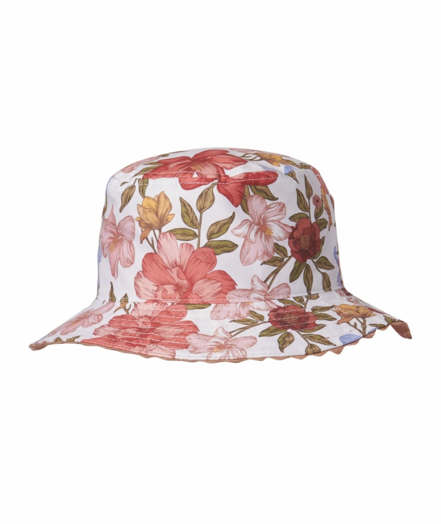 Kids Kooringal Australia Bucket Hats | Baby Girls' Bucket - Tessa Cream