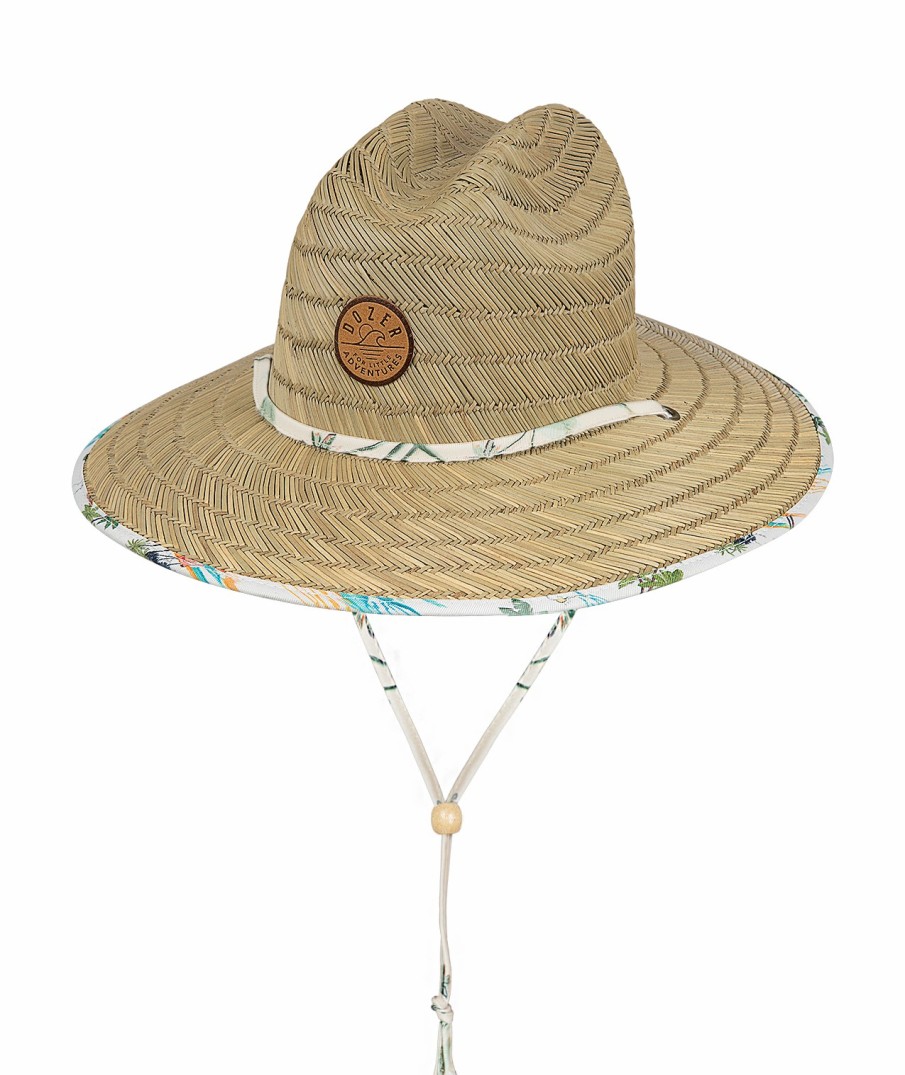 Kids Dozer Surf Straw | Boys' Surf Straw - Derik Natural