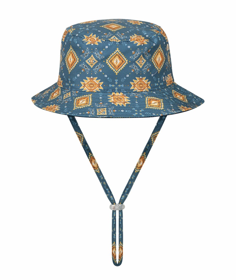 Kids Dozer Bucket Hats | Boys' Bucket Hat - Merimbula Navy