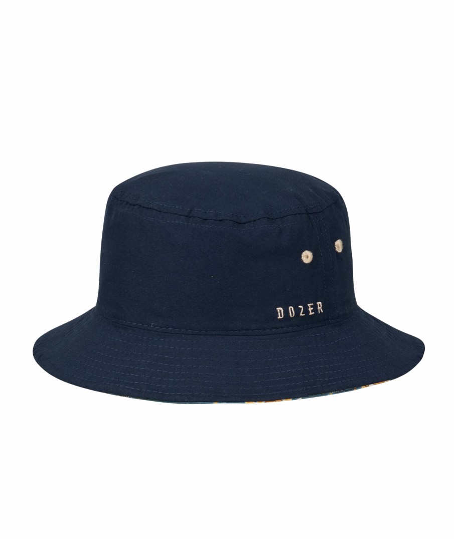 Kids Dozer Bucket Hats | Boys' Bucket Hat - Merimbula Navy