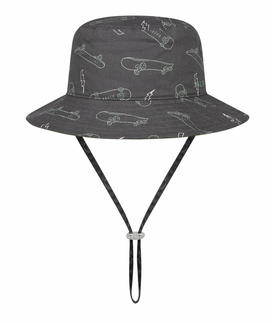 Kids Dozer Bucket Hats | Boys' Bucket - Gawler Charcoal